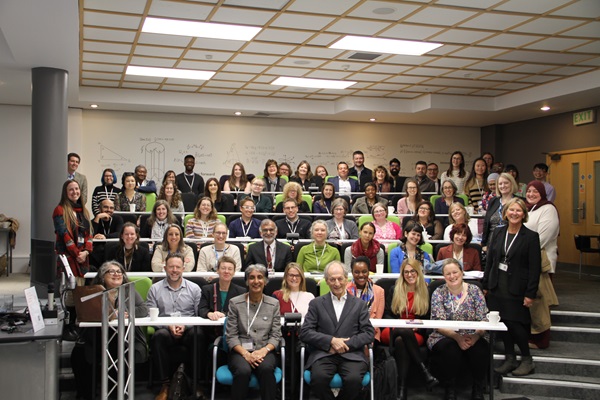 A photograph of individuals who attended the HDRC celebration event.